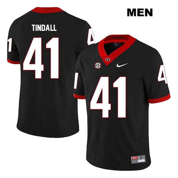Georgia Bulldogs Men's Channing Tindall #41 NCAA Legend Authentic Black Nike Stitched College Football Jersey DKE3256VJ
